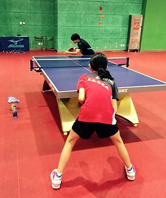Joanna Sung trained at the Liaoning province team