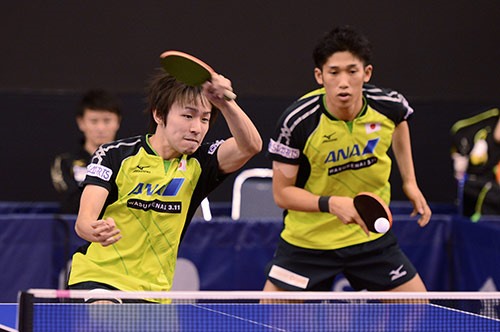 Koki Niwa & Maharu Yoshimura at the 2015 Asian Championships
