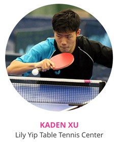 Coach Kaden Xu - Lily Yip Table Tennis Center