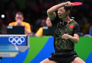 Zhang Jike battles against Ma Long in the Olympic Singles finals - Photo courtesy of ITTFWorld Zhang Jike battles against Ma Long in the Olympic Singles finals - Photo courtesy of ITTFWorld
