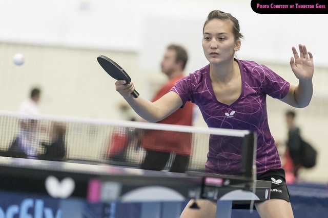 Alayna Chan - 2015 Butterfly Canadian Table Tennis Championships