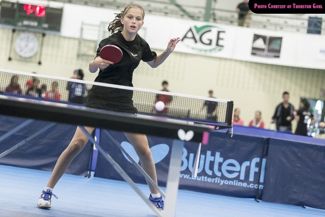 Alicia Cote - 2015 Butterfly Canadian Table Tennis Championships