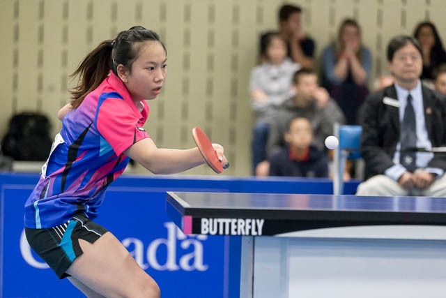 Anqi Luo - 2015 Butterfly Senior Canadian Table Tennis Championships