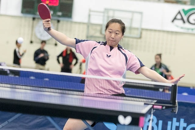 Betty Guo - 2015 Butterfly Senior Canadian Table Tennis Championships