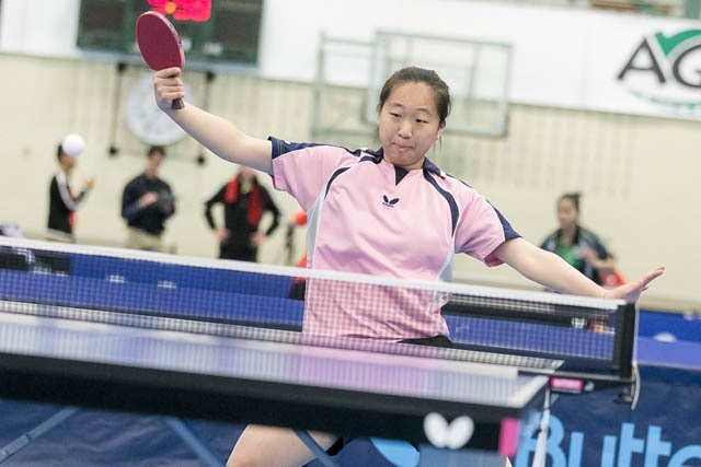 Betty Guo - 2015 Butterfly Senior Canadian Table Tennis Championships