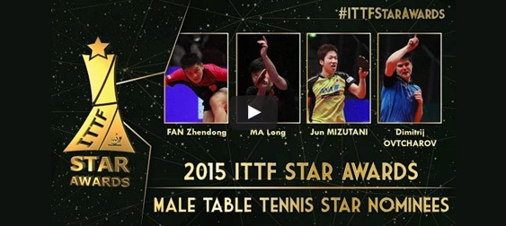 2015 Table Tennis Stars Nominees