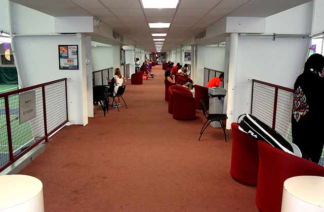 Legacy Youth Tennis And Education Center:Upstairs Lounge & Overlook