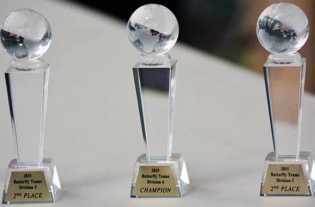 2015 Butterfly Teams Trophies