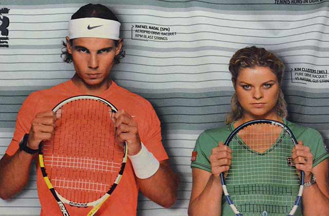 Tennis' Rafael Nadal & Kim Clijsters