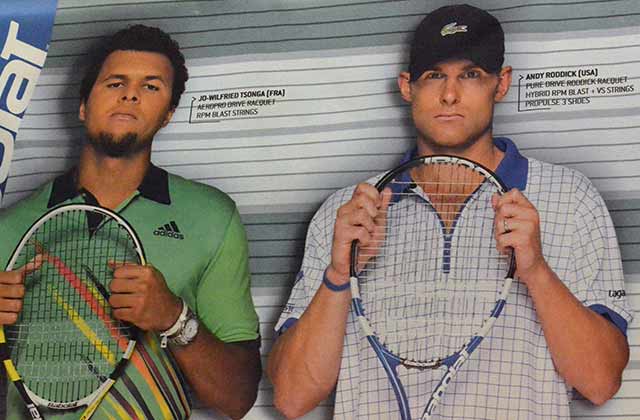 Tennis' Jo-Wilfried Tsonga & Andy Roddick