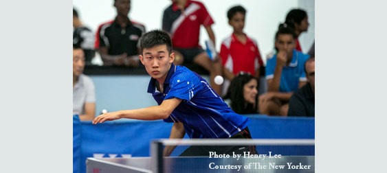 The New Yorker: “Will Shortz and the Ping-Pong Prodigy” – Kai Zhang Photo by Henry Lee