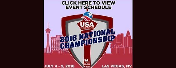 USA Table Tennis 2016 National Championship