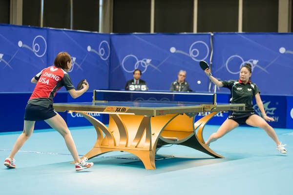 Jiaqi Zheng vs Lily Zhang, 2016 NA Olympic Table Tennis Qualifier ... Jiaqi Zheng vs Lily Zhang, 2016 NA Olympic Table Tennis Qualifier ...