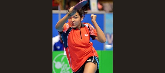 Adriana Diaz – Photo courtesy of ITTF / by: Cristian Larrain