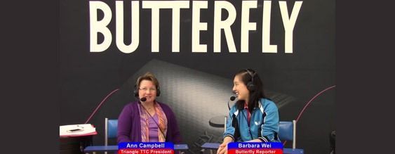 Ann Campbell, Triangle TTC President, Interview at the 2016 Butterfly Cary Cup Championship