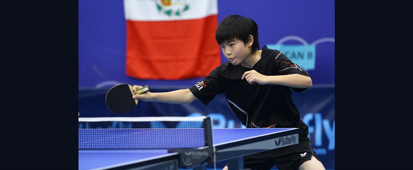 2016 Butterfly ITTF PANAM Junior Championships Day 5: BU Alexander – CAN – Photo by Thorsten Gohl