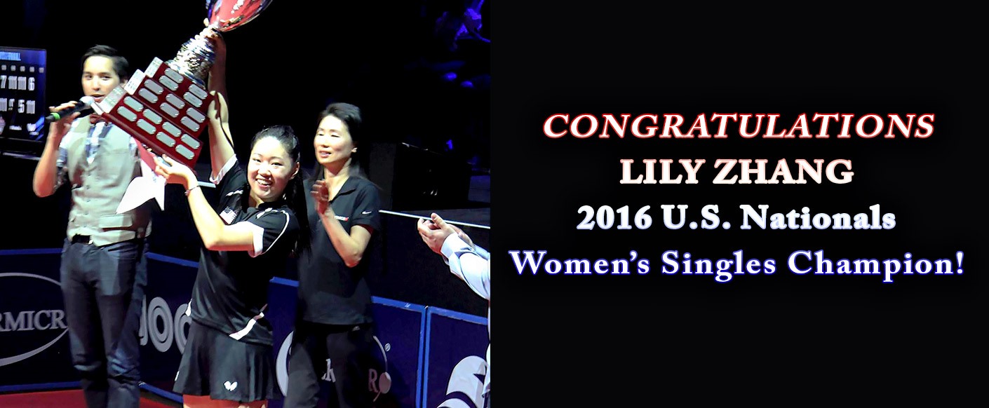 Lily Zhang, 2016 US Nationals Women’s Singles Champion