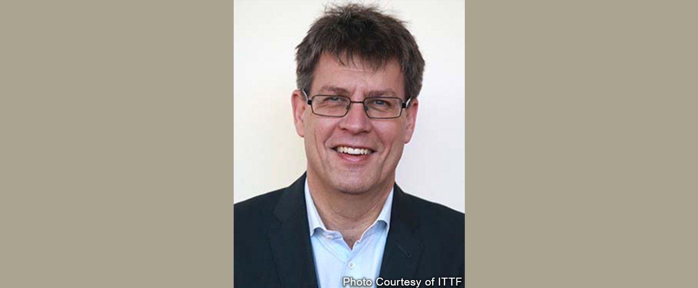 Thomas Weikert, ITTF President – Photo courtesy of ITTF / by Rémy Gros