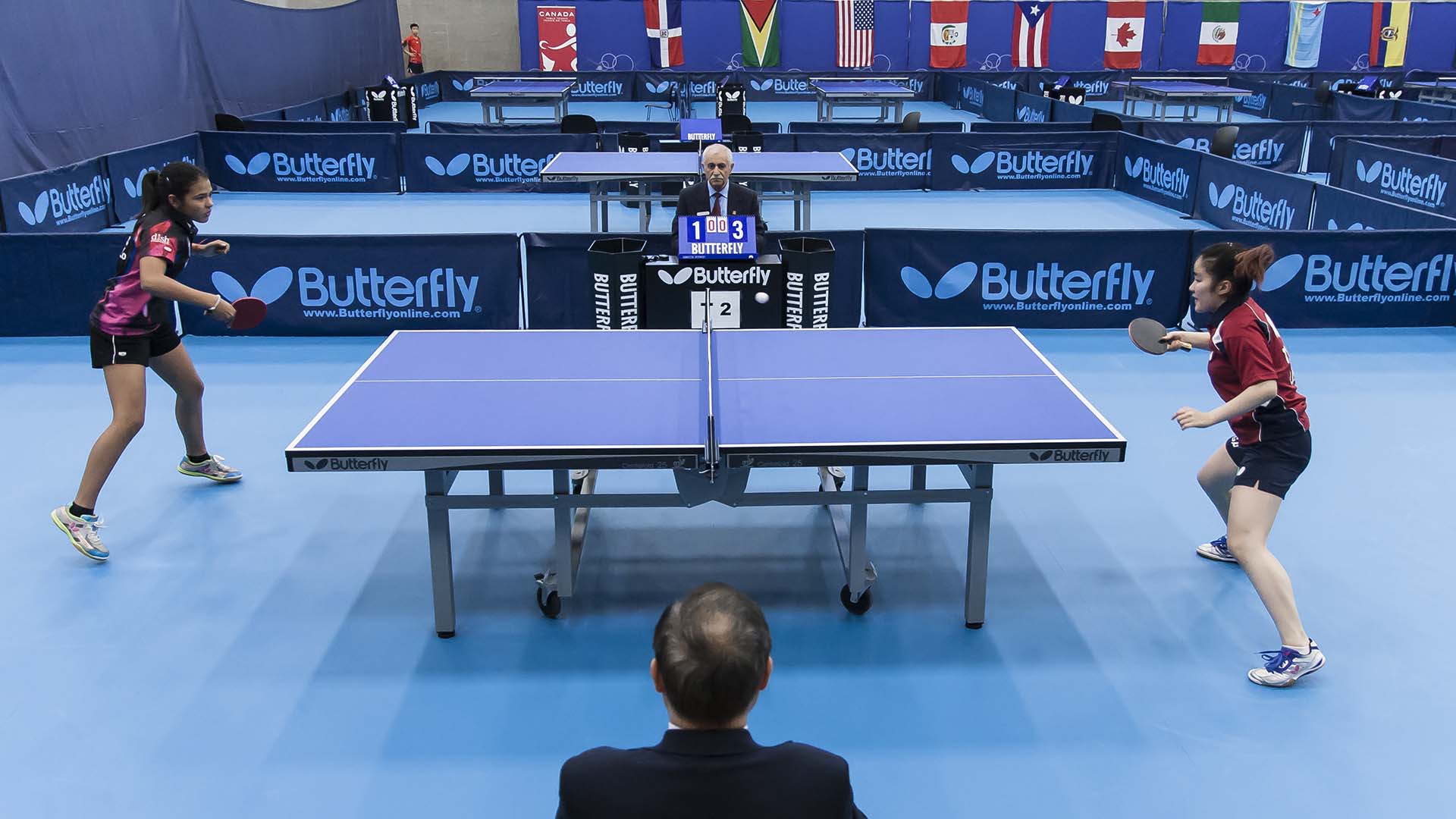 table tennis officials