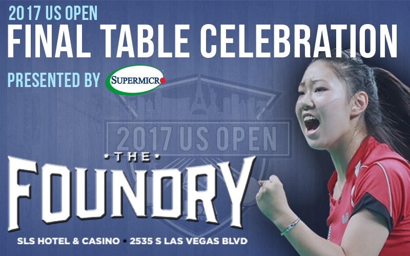 2017 US Open Final Table Celebration-SLS Casino Hotel