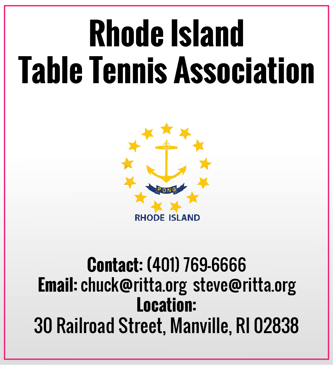 Rhode Island Table Tennis 