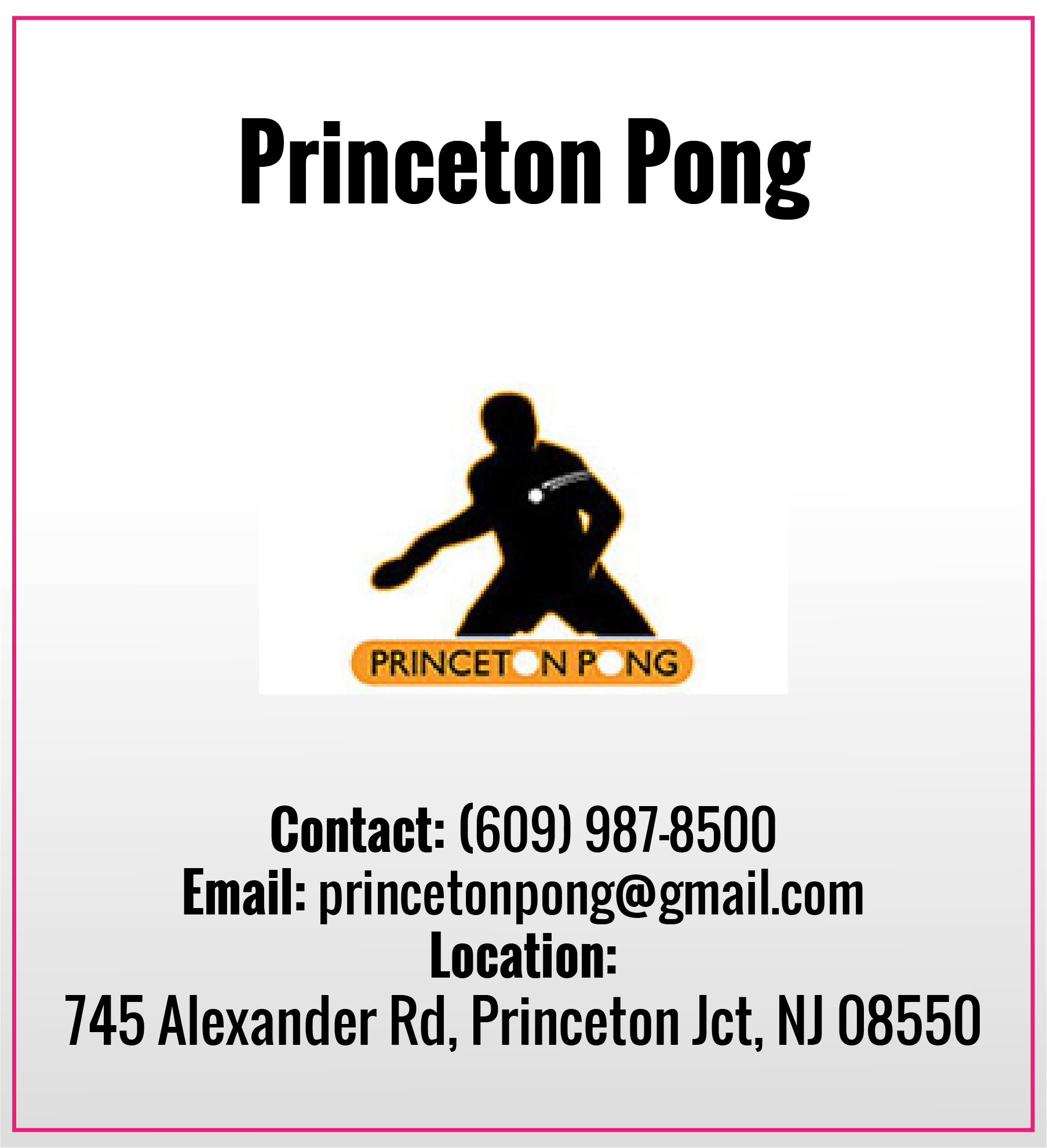 Princeton Pong