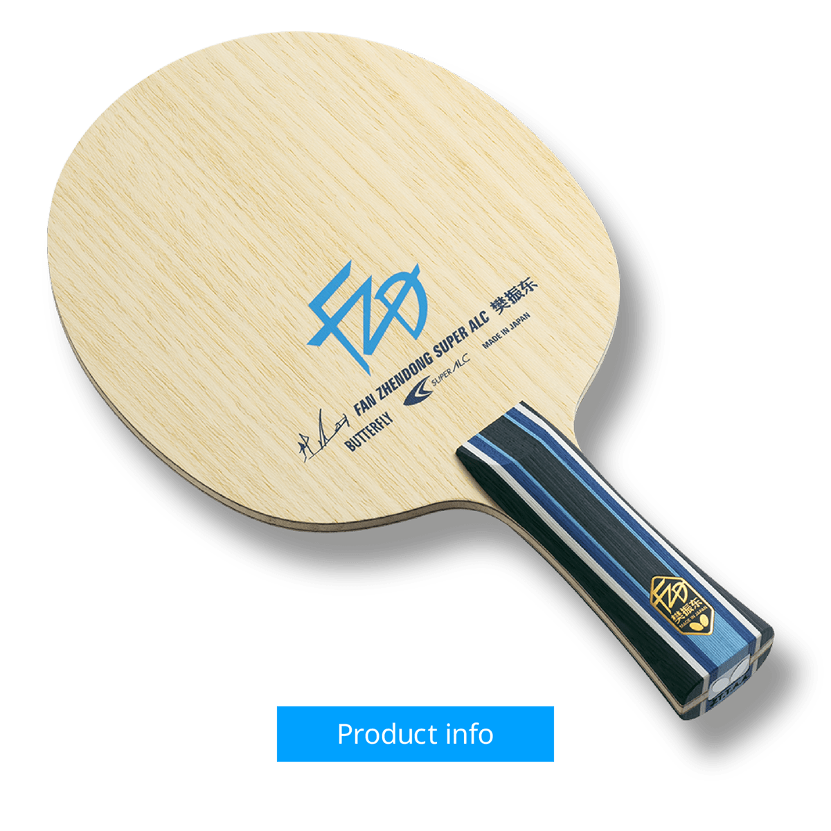 Butterfly Fan Zhendong Blade Series - Butterfly Online | Butterfly 