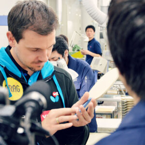 In 2015. Timo Visits Butterfly TEC; the manufacturing facility of the blades.