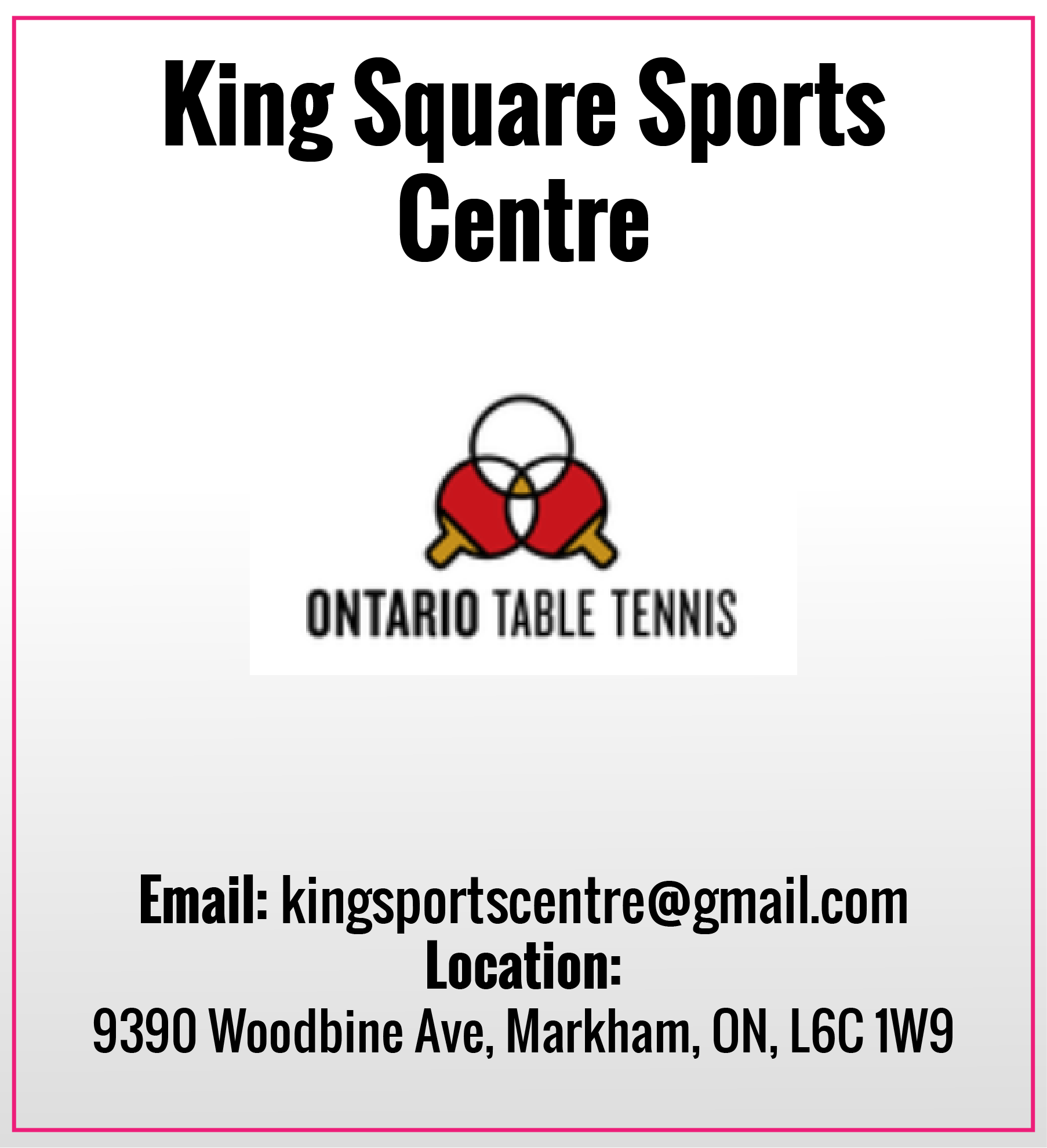 King Square Sports Centre