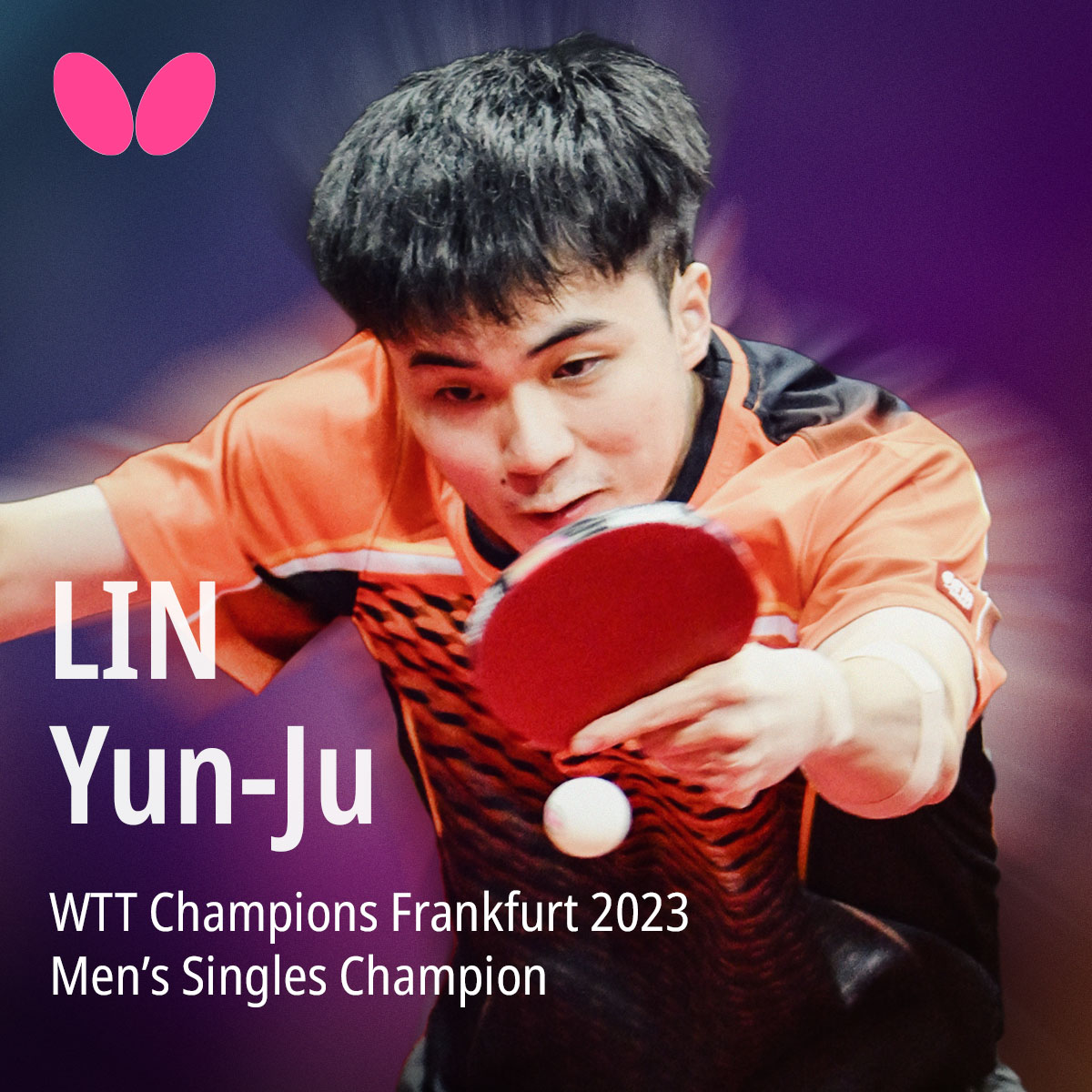 Lin YunJu Wins in Frankfurt Butterfly Table Tennis