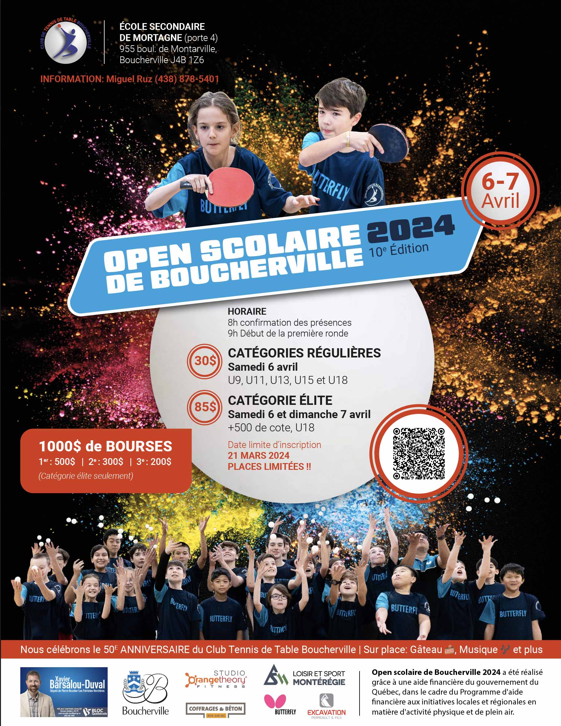 AFFICHE OPEN SCOLAIRE 2024