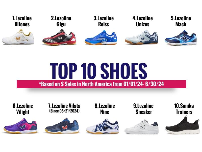 Top 10 Table Tennis Shoes