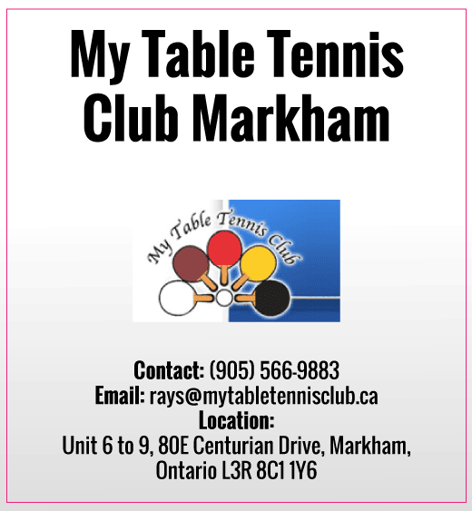 My Table Tennis Club – Markham