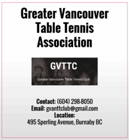 Greater Vancouver Table Tennis Club