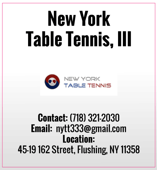 New York Table Tennis, Inc.