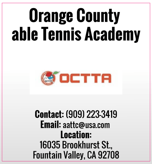 Orange County Table Tennis Academy