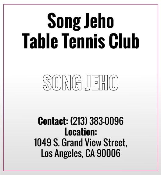 Song Jeho Table Tennis Club
