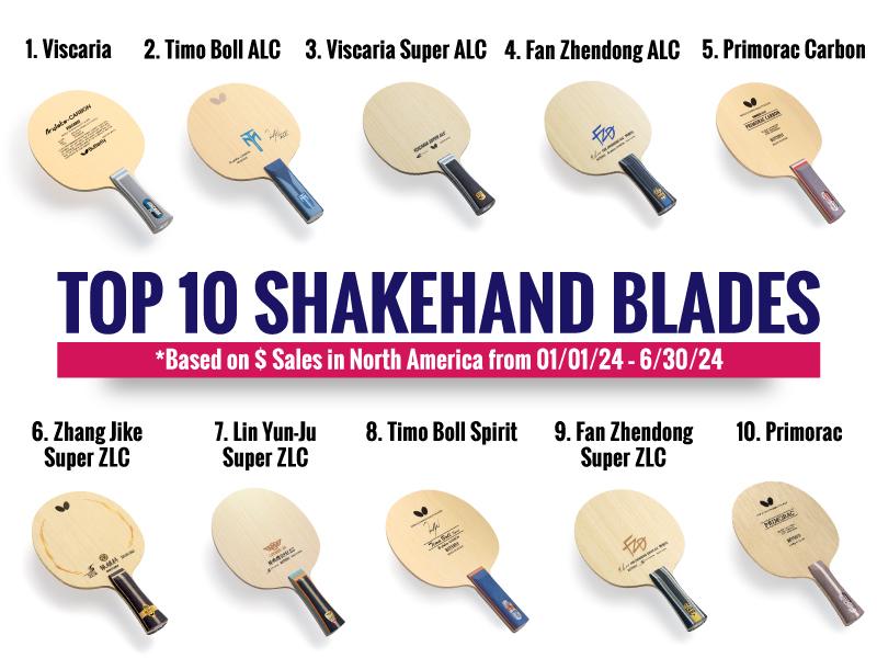 Top 10 Shakehand Blades