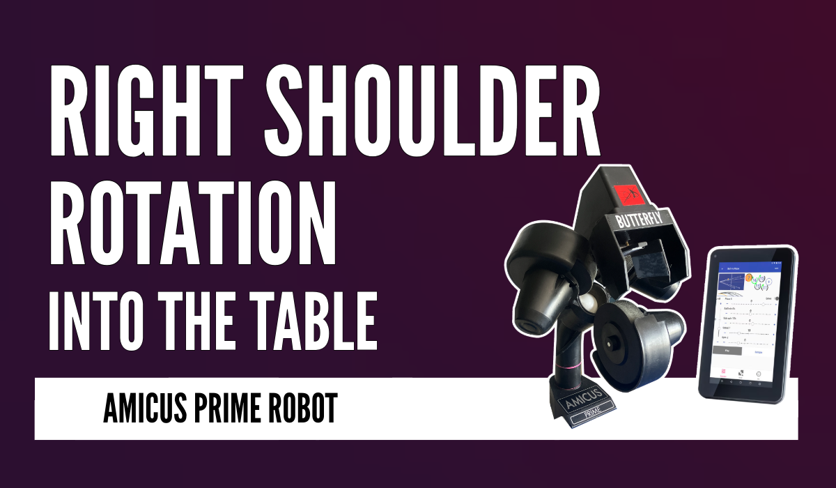 Right Shoulder Rotation Into the Table