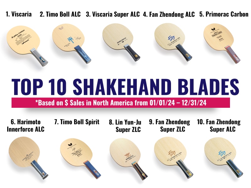 Top 10 Shakehand Blades