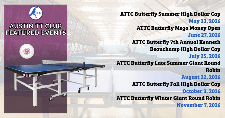 Austin Table Tennis Club Elevates 2026 Competitive Season with ...